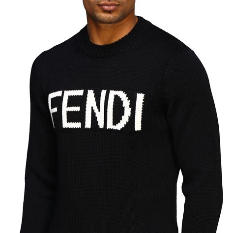 fendi logo knit sweater|Fendi sweaters for men.